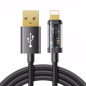 USB laidas Joyroom S-UL012A12 juodas Lightning 120cm (iki 20W)