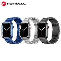 FORCELL F-DESIGN FA10 nerūdijančio plieno laikrodžio juosta Apple Watch 38 / 40 / 41 mm - juoda