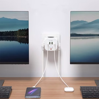 Tech-Protect PCL3x4 ilgintuvas, 2x USB-A, 2x USB-C, 3x AC Schuko tipo - baltas