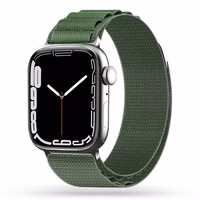 TECH-PROTECT NYLON PRO APPLE WATCH 4 / 5 / 6 / 7 / 8 / 9 / SE / ULTRA 1 / 2 (42 / 44 / 45 / 49 MM) kariškos žalias
