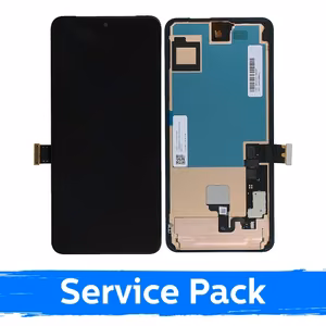 LCD ekranas, suderinamas su Google Pixel 8 Pro, juodas, su rėmeliu (Service Pack)