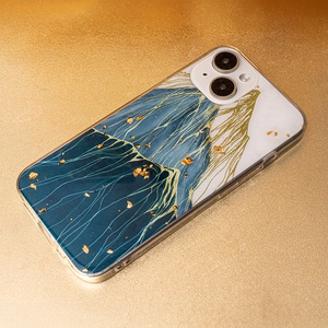 Gold Glam dėklas telefonui iPhone 12 / 12 Pro 6,1" kalnas