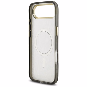 Guess Pitono rašto magnetinis dėklas iPhone Air - juodas