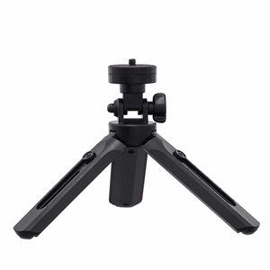 Mini trikojis asmenukių lazda laikiklis telefonui, kamerai ir GoPro, 16-21 cm - juodas