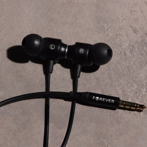 Forever проводные наушники EP-01 jack 3,5mm черные