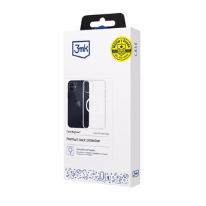 3mk permatomas magnetinis dėklas telefonui Apple iPhone 12/12 Pro