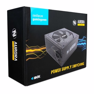 Maitinimo šaltinis IBOX AURORA 500W 14 CM ventiliatorius ZIA500W14CMBOX