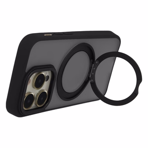 Secure Spinning Mag dėklas telefonui iPhone 15 Plus 6,7" juodas