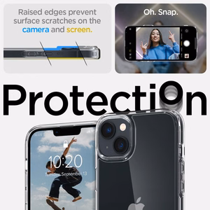 Spigen Ultra Hybrid dėklas telefonui iPhone 14 - skaidrus