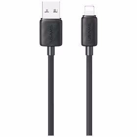 USAMS laidas KY Series US-SJ689 2.4A USB-A į Lightning 1m juodas