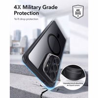 ESR Classic Hybrid Kickstand MagSafe dėklas, skirtas "Samsung Galaxy S26 Ultra" - skaidrus, juodas