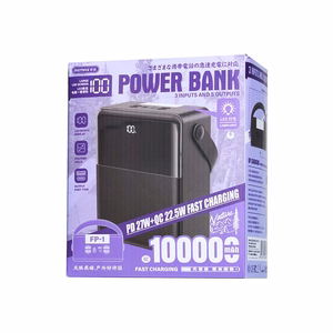 Išorinė baterija Power Bank Remax FP-1 22.5W 100000mAh juoda