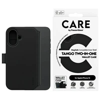CARE by PanzerGlass Tango 2in1 piniginė Magnetinis dėklas telefonui iPhone 16 - juodas