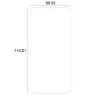 Etteri Apsauginis stiklas hibridinis iPhone 13 / 13 Pro 6,1"