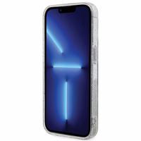 Dėklas telefonui Karl Lagerfeld Karl&Choupette Glitter Magnetinis MagSafe iPhone 15 Pro - permatomas (m)