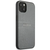 Guess GUHCP13SPSASBGR iPhone 13 mini 5.4" pilkas/pilkas Saffiano Dirželis