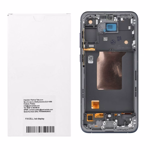 REWA OLED LCD ekranas su rėmeliu, skirtas SAMSUNG A55, juodas