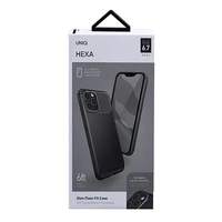 Uniq Hexa dėklas iPhone 12 Pro Max - juodas
