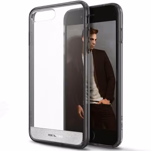Obliq Naked Shield dėklas, skirtas iPhone 8 Plus / 7 Plus, dūminės juodos spalvos