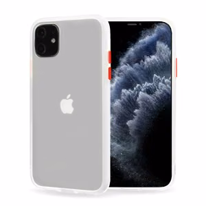 Vennus Color Button Bumper dėklas telefonui Iphone 6/6S skaidrus