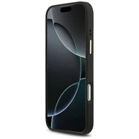 Guess 4G Stripe Magnetinis dėklas telefonui iPhone 17 Pro Max - juoda