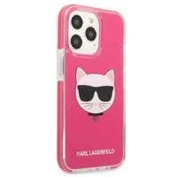 KARL LAGERFELD KLHCP13LTPECPI IPHONE 13 PRO / 13 6.1 "DĖKLAS FUCHSIA / FUSCHIA CHOUPETTE HEAD