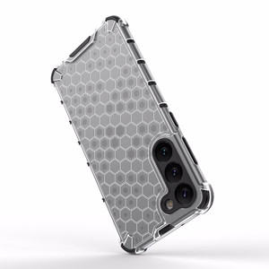 Honeycomb dėklas Samsung Galaxy S23+ šarvuotas hibridinis dangtelis permatomas