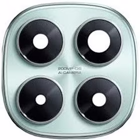 Xiaomi Redmi Note 14 Pro 4G kameros stikliukas su rėmeliu Green ORG