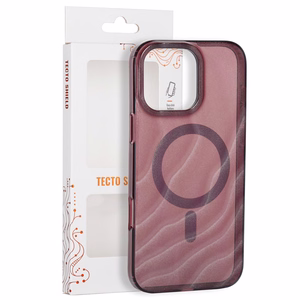 „Tecto Shield Desert Mag“ dėklas, skirtas iPhone 16 Pro Max 6,9", raudonmedžio spalvos