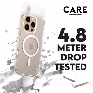 CARE by PanzerGlass Flagship dėklas iPhone 16 Pro 6.3" juodas/juodas magnetinis 1346