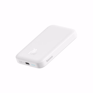 Baseus P10059002223-00 внешний аккумулятор 6000 mAh с беспроводной зарядкой белый