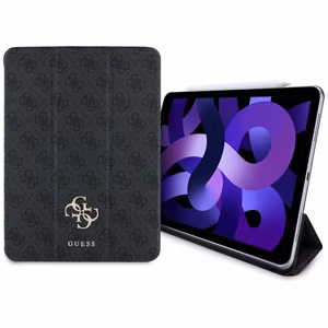 Guess GUFC11RM24PS4SGK iPad Air 11" 2024 juodas/juodas Magnetinis 4G Didelis Logotipas