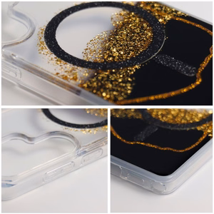 Su MagSafe suderinamas Golden dėklas Samsung S26 ULTRA, juodas
