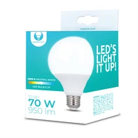 LED Bulb E27 G95 10W 230V 4500K 950lm Forever Light