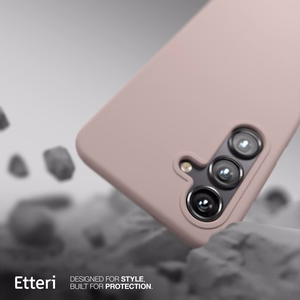 Etteri Silikoninis Mag dėklas for Samsung Galaxy S25 šviesiai rožinis