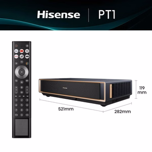 Hisense PT1 Ultra short throw projector UHD 4K (3840x2160) 3D Black