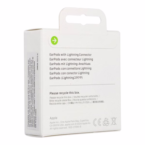 Apple A1748 EarPods MWTY3ZM/A Lightning blisteris baltos