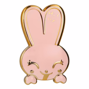 Phone stand RABBIT - stick-on - pink