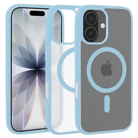 Liavec minkštas dėklas skirtas Iphone 17 mėlynas