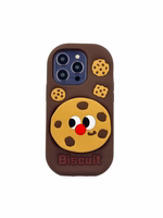 Dėklas 3D BISCUIT SU STOVU IPHONE 16 PRO