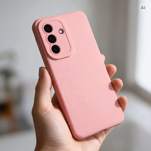 Pudros rožinės spalvos Matt 2.0 dėklas Poco X8 Pro Max 5G