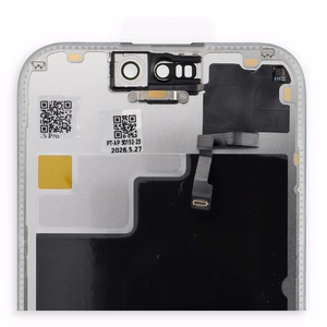 „FixCell“ LCD ekranas, skirtas „iPhone 15 Pro“ su „SOFT OLED“ 120 Hz artumo ir šviesos jutikliu, lankstusis kabelis (diagnozuojamas: naudotas)