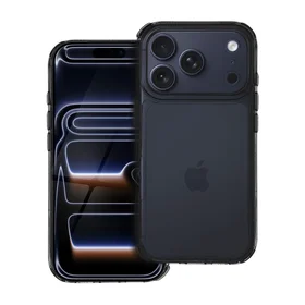 MATRIX CLEAR dėklas telefonui IPHONE 17 Pro juodas