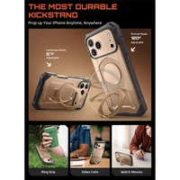Supcase UB Grip Pro Mag MagSafe dėklas telefonui iPhone 17 Pro Max - auksinis