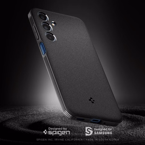 Spigen Essential SandBlast dėklas telefonui Samsung Galaxy M35 5G - juodas