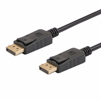 Savio CL-136 „DisplayPort“ kabelis 2 m Juoda