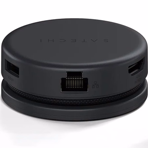 Adapteris HUB 7in1 USB C Satechi Multiport ST-POTG7C vidurnakčio juoda