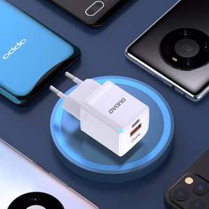 Sieninis įkroviklis GaN 33W PPS USB C/USB Dudao A13Pro – baltas