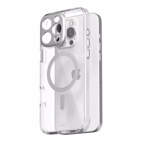 Moshi iGlaze MagSafe - dėklas iPhone 16 Pro Max (Luna sidabrinis)