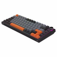 Savio ASTRAL BLACK JADE 3 COLOURS klaviatūra Žaidimams USB QWERTY JAV tarptautinė versija Juoda